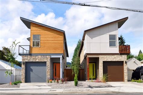 Check out our modern house plans selection for the very best in unique or custom, handmade pieces from our architectural drawings shops. Narrow Modern Home Plans - Zion Star