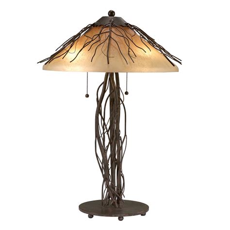 Our diverse range features table lamps made from crystal, coloured glass, ceramic, nickel and hand finished ceramic table lamps with characteristic designs. Shadow Mountain SM1211-TL-VI 3 Light Table Lamp | Rustic ...