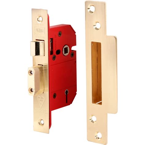 Union 5 Lever Mortice Sash Lock Brass Finish 2.5" Vehicle Parts