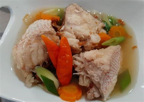 Ikan kakap sendiri merupakan jenis ikan yang hidup di air payau. Resep Sup Ikan Kakap Merah oleh Yuni Chotimawati - Cookpad