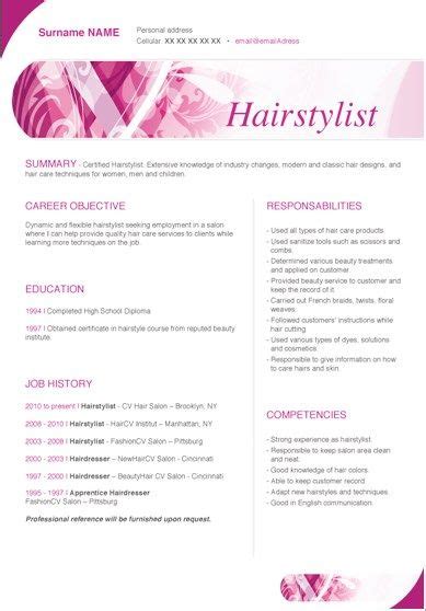 sample hair stylist resume sample resumes hairstylist resume hair stylist jobs hair stylist
