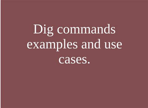 How To Use Dig Command In Linux Linuxlearning Hub Medium