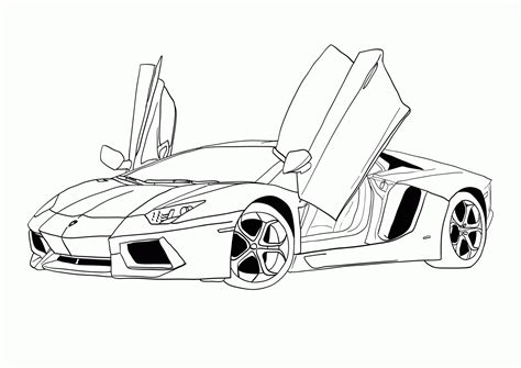 Coloring Pages: Cars Coloring Pages Free and Printable