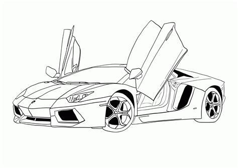 Download Coloring Pages: Cars Coloring Pages Free and Printable