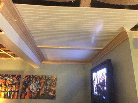 Cover a drop ceiling ceilings armstrong residential. Diy Basement Ceiling Ideas Sheet Paneling Diy Basement ...