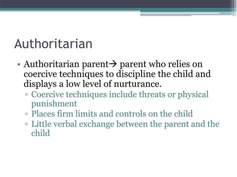 PPT - Baumrind's Parenting Classifications-topic #3 ...