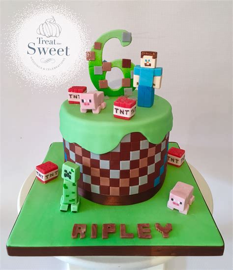 You deserve to have all the on your 7th birthday, i want to thank you first for your exceptional love. Minecraft cake with matching cupcakes for Ripleys 6th ...