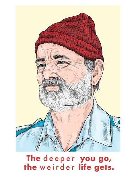 The Life Aquatic With Steve Zissou Poster Wes Anderson Bill Murray