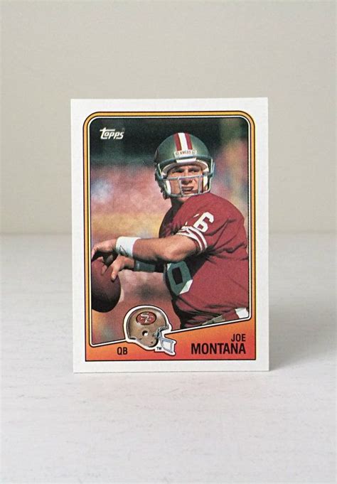 Check your nfl shop gift card balance or buy new nfl shop gift certificates. Vintage Joe Montana Football Card, NFL Gift, Sports Christmas Gift for Dad, 1988 Topps Football ...