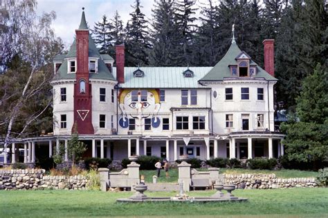 Small, quaint, and has a lot of character and history. Timothy Leary's Hitchcock Estate in Millbrook, New York ...