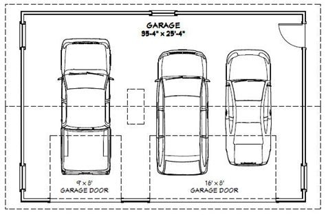 The biggest sizes allow for more storage while still allowing you to fit a car. 3 car garage size? | Car garage, Garage dimensions, Garage ...