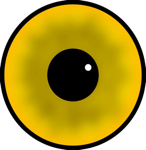 Laobc Yellow Eye Clip Art at Clker.com - vector clip art online