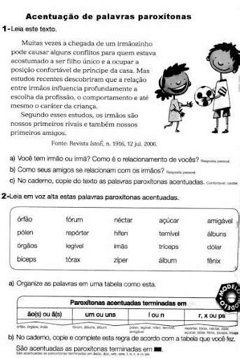 Atividades GramÁticaortografia 3° 4° 5° Anos LÍngua Portuguesa P