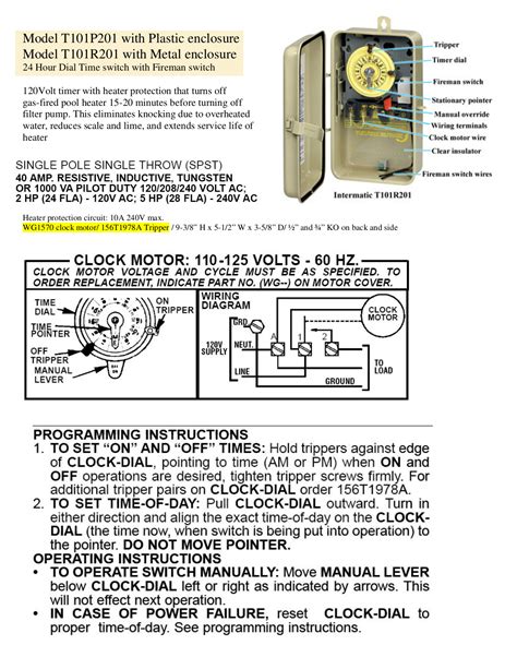 We did not find results for: Intermatic T101 Timer Wiring Diagram