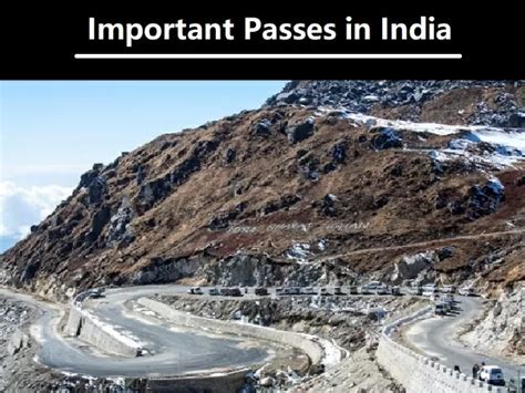 Important Passes In India