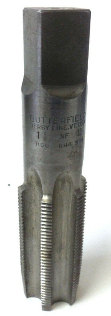 Butterfiled 1 12 12 Nf Hsg Gh4 Taper Hand Tap Usa Irontime Sales Inc