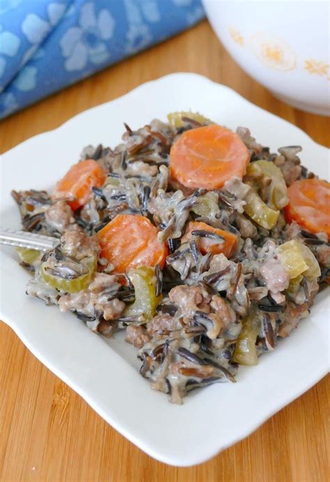I've listed a few other options if you wanted to switch things up based on what you have on hand, but generally, everything on this list should be readily available in your cabinets or easy to find at your local grocery. Minnesota Ground Beef and Wild Rice Hotdish Recipe in 2020 ...