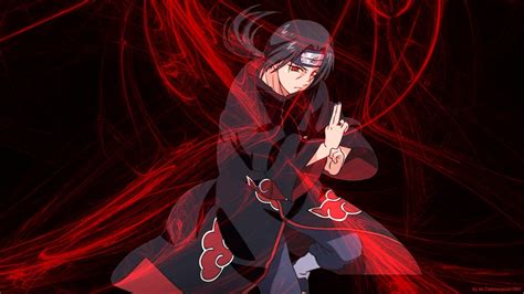 Naruto Shippuden Akatsuki Uchiha Itachi Anime Wallpapers Hd