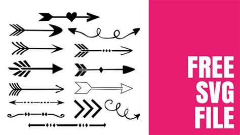 Free Arrow Svg Files Set Of 14 Daily Dose Of Diy