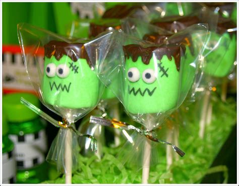 Frankenpops These Turned Out Really Well I Used Food Coloring Spray