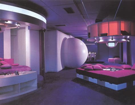 Joe Colombo Visiona Living Room Retro Rooms 50s Interior Design