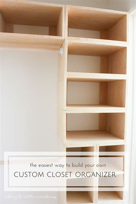 How To Build Your Own Walk In Closet Organizer - Design Your Own Walk-In Closet