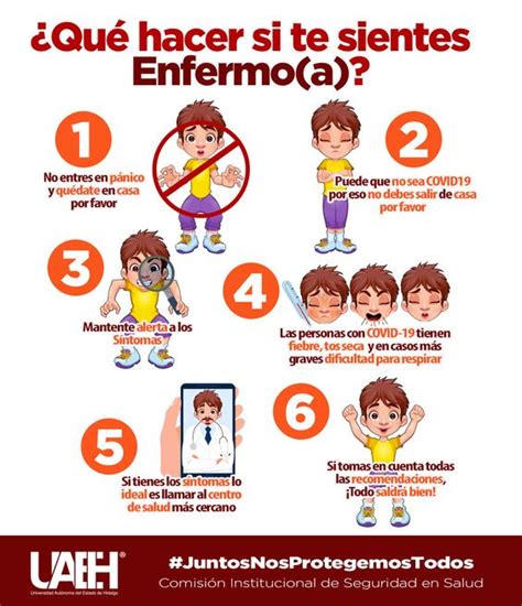 Aviso Institucional ¿qué Hacer Si Te Sientes Enfermoa