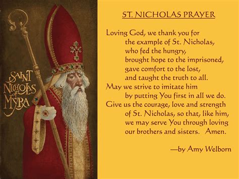 St Nicholas Prayer Printable - Printable Word Searches