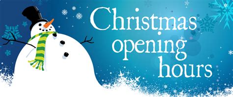 Christmas Opening Hours And Offer 2018 Total Id