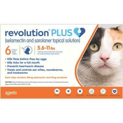 How is revolution plus for cats sold? Revolution Plus 5.6-11lb Cats ( $15 Rebate)