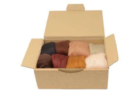 Brown Merino Wool Selection Pack Includes Free Uk Shipping