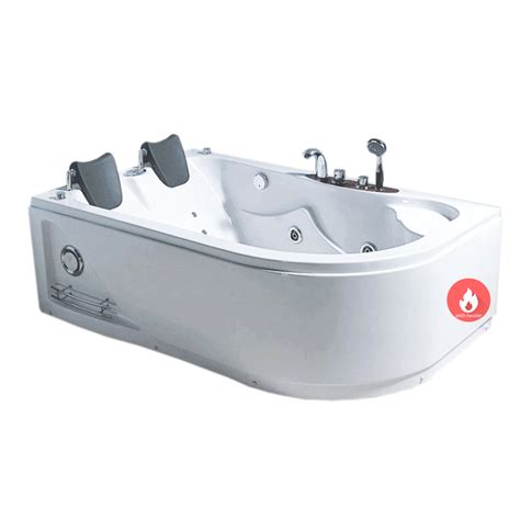 Small corner whirlpool, air & soaking tubs. Whirlpool Corner Bathtub White 66.5″ x 45″ with Heater ...