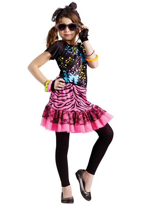 80s Pop Diva Superstar Girls Costume Ebay