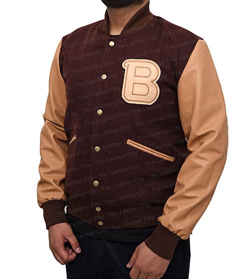 Hotline Miami Jackets Letterman Jacket With B Logo On Front