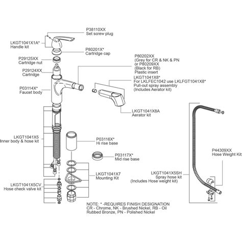 Faucet.com | LKGT1041NK in Brushed Nickel by Elkay