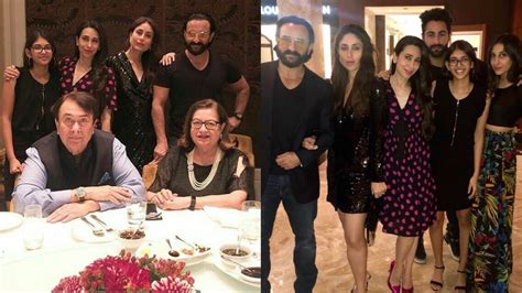 Kareena Kapoor And Karisma Kapoor Celebrate Their Dad Randhir Kapoors Birthday Together With
