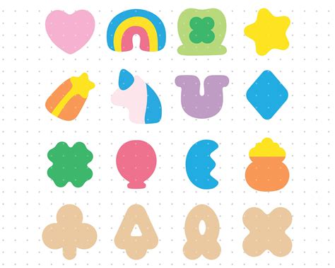Lucky Charms Png Svg Pdf Digital Download Clipart Design Etsy Israel