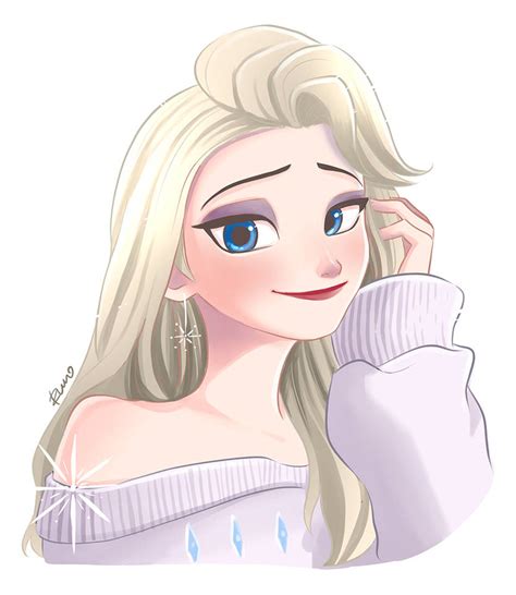 elsa drawing frozen fanart by ruro95 on deviantart