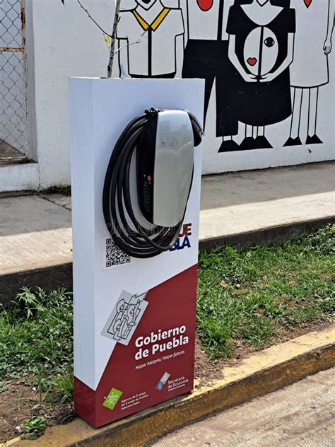 Xicotepec Puebla Mexico Mar 5 2023 Tesla Chargers For Electric