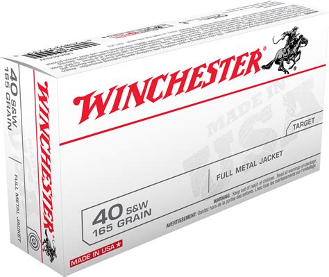 Winchester 40 Sandw 180gr Fmj 50rd Limit 2 Ready To Ship Lim