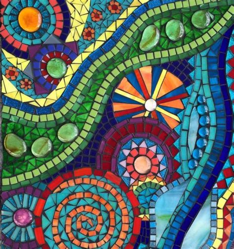 Abstract Mosaic Art By Shelly Fischer 2016 Mosaic Art Mosaic Tile Art Mosaic Artwork