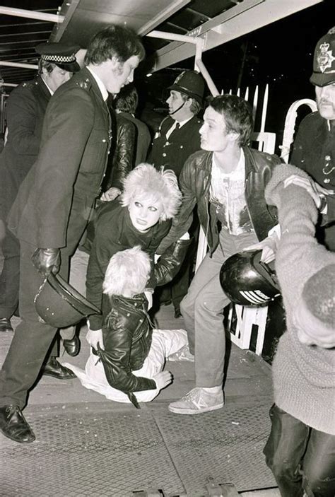 debbie juvenile vivienne westwood and other punk fans getting arrested at the pistols infamous