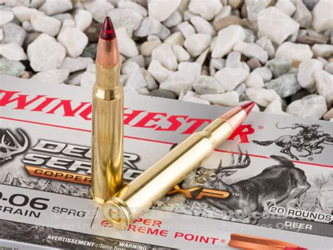 30 06 Ammo Winchester 150 Grain Copper Extreme Point 20 Rounds