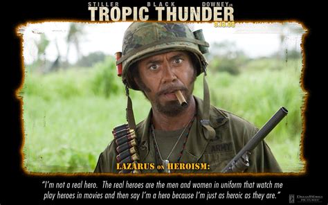 Go ahead, join the black eyed peas! Simple Jack Tropic Thunder Quotes. QuotesGram