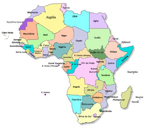 Mapa Atualizado Da África Misosoafricapt