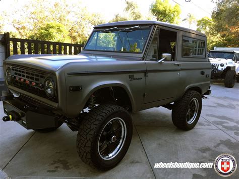 Icon Bronco With Hre C106 In Satin Black Hre Performance Wheels