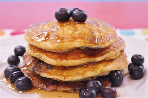 Blueberry Pancakes From Scratch Moms Best Recipe Dishin With Di