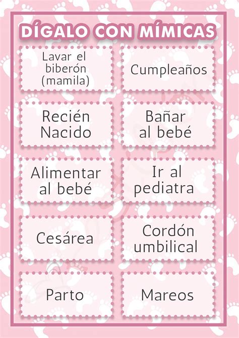 Pin By Anya On Baby Shower Baby Shower Juegos Decoracion Baby Shower