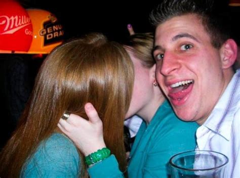 Classic Photobombs Of Drunk Girls Kissing Each Other 62 Pics