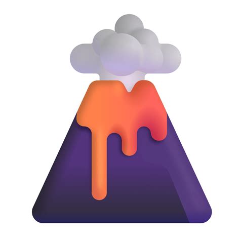 Volcano 3d Icon Fluentui Emoji 3d Iconpack Microsoft
